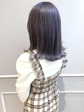 ネオリーブギンザ 銀座店(Neolive GINZA) 【ブリーチカラー】艶と透け感が可愛いラベンダーグレー