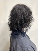 【BelleCoupes】平田澄香 ウルフヘア 強めパーマ インナーカラー