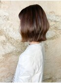 【Flor上大岡】*くびれボブ+ラテブラウン*