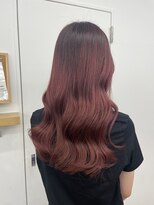 エイト 恵比寿店(EIGHT ebisu) ツヤ髪ロングレッドピンクローズカラー