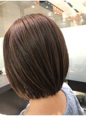 ショコラアッシュ×髪質改善カラー