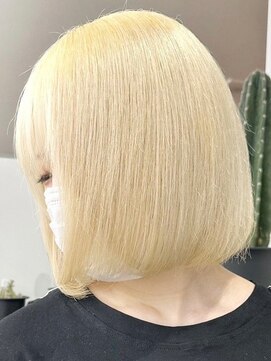 ウィコ 新宿(WICO) ブロンドボブ[新宿駅/大人ガーリー/ダブルカラー]