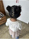 キッズツインお団子