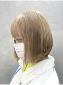 垢　抜　け　　お任せハイトーンボブ[松戸]