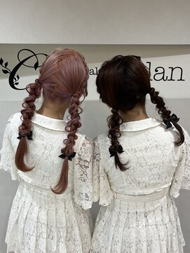 クランルシェ(clan luce) お揃いヘアメ