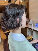 【ささき】ミニボブパーマ/スパイラルパーマ/原宿/パーマ前髪