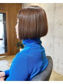 丸みのある前下がりボブ  [ショート/パーマ/三宮/元町/縮毛矯正]