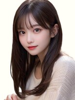 ラベストクズハ(LOVEST KUZUHA)&nbsp;ブラウンが美しさを際立てるミディアムローレイヤー