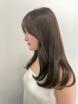 ヘアメイク スウィート(Hair Make Sweet)の写真/ヒアルロン酸配合の水縮毛矯正でツヤツヤの仕上がりに♪ふんわり～しっかりまで自由自在にコントロール☆
