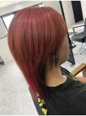 2トーンカラー×中性ウルフ