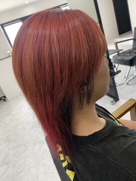 ディティール(Detail) 2トーンカラー×中性ウルフ