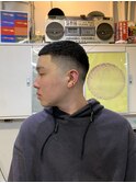 ハイライトマッシュパーマウルフアッシュブラック