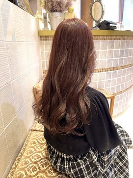 ロンドローズ 名古屋(Lond damaskRose) 学割 ブリーチなしダブルカラー ブリーチ 髪質改善 ボブ 842