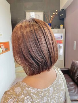 イースト(YEAST) ショートボブ×ハイブラウン