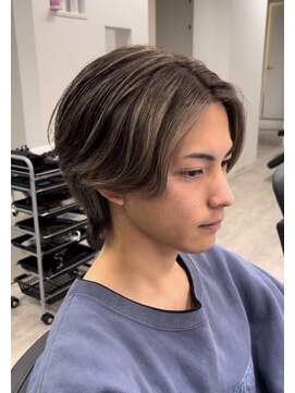 ヘアーサロン ラシア(hair salon Lasia) センターパートバレイヤージュ