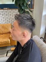 ノート ヘアーサロン(NOTE HAIR SALON)&nbsp;アップバング×フェード