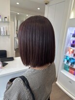 リッシュ(LisH)&nbsp;髪質改善ストレート×レッドブラウンカラー