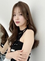 エヌアイ オモテサンドウ(ni omotesando)&nbsp;憧れ韓国ヘア/耳掛けも可愛い顔周りカットラベンダーグレージュ