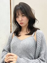 ジーナ 梅田(Zina)&nbsp;髪質改善＊黒髪ウェーブミディアム＊美髪【Zina梅田】