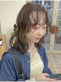 ブリーチなし　オリーブベージュ　オリーブアッシュ　/akari