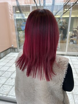 クロエ バイ ラヴィズム 小針店(CLOE by LUVISM) レッドグラデーションカラー