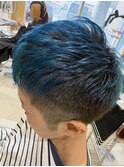 ショート×ブルー