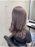 ケアブリーチバレイヤージュハイライトラベンダーブラウン