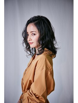 リンクリンク バイ エール 生駒(LINK LINK by aile)の写真/ダメージレスのカラーを使っているので、髪に優しく、艶のある髪色に♪白髪染めの方もお気軽に相談下さい◎