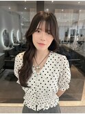 韓国風／レイヤーカット／顔周りカット