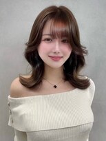 オニキス(ONYX)&nbsp;C105ミディアム韓国ヘアーくびれ巻きブリーチなしベージュ