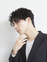 グロウ 横浜店(glow)&nbsp;センターパート/ニュアンスパーマ/メンズパーマ