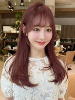 最新縮毛矯正/チェリーブラウン/20代/30代/40代/表参道【大本】