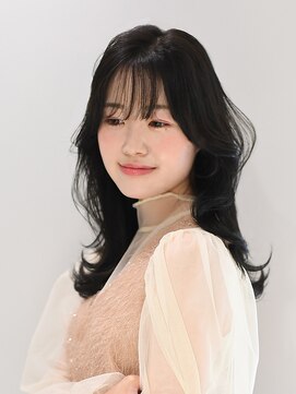 アース 三木店(HAIR & MAKE EARTH) 秋の髪質改善◎韓国風くびれレイヤー×オリーブ