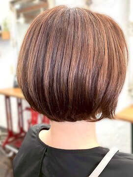 ハテナ(hatena) ピンクベージュ×ハイライト