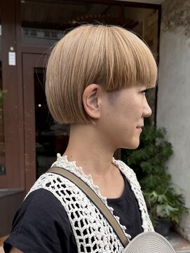 マッシュ アドベ 八戸ノ里(MASHU ADOBE) スーパーワイドバングとミニミニボブ