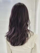 ヘアーアイスカルテット(HAIR ICI QUARTET)&nbsp;ブリーチなしダブルカラー透明感ラベンダーグレージュ 冬カラー
