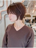 ☆オリーブグレー/ショートボブ/ココアベージュ/小顔/錦糸町1