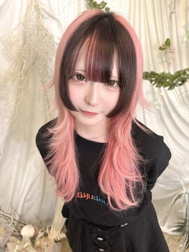 アリートウキョウ(ALLY TOKYO) ハッシュカットウルフレイヤーカットロングウルフカット姫カット