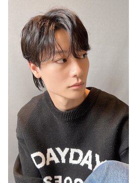 アドール(ADOR) #韓国シャドウパーマ #栄ダウンパーマ #韓流ミックス/渡仲柊人