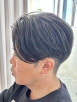 サイクル(CYCLE)&nbsp;MEN’S HAIR/サーフカール/刈り上げセンターパート/伊勢崎