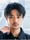 渋谷緩めフェザーパーマ毛流れパーマツイストスパイラルパーマ