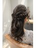 【大切な日に】上品で崩れにくいパーティー、お呼ばれヘアセット　￥3300