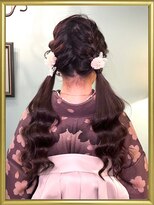 エヌ(N)&nbsp;編み込みツインテール☆ウェーブ巻き