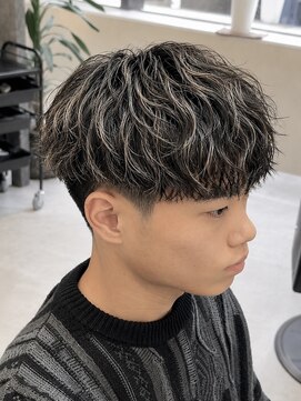 ORIGIN大須/上前津/パーマ/ハイトーン/メンズ特化【オリジン】【6/5 NEW OPEN(予定)】 シャドウパーマ×ハイライト