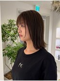 【恵比寿 LIBRE】切りっぱなし 外ハネミディアム