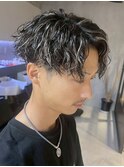 調布メンズパーマツイストスパイラルパーマ波巻きパーマツイスパ