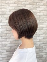ヘアーアンドアイラッシュ ビス 下曽根店(Bis!)&nbsp;丸みのあるショートボブ