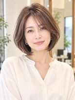 ノイ(neu)&nbsp;大人ボブ/ショートボブ/白髪ぼかしハイライト/髪質改善/艶髪