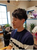 似合わせカットメルティカラー着物フェミニンロング