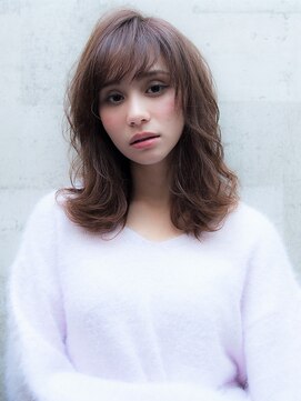 メノン 茨木店(Menon) レイヤー×イルミナカラー×くびれミディアム